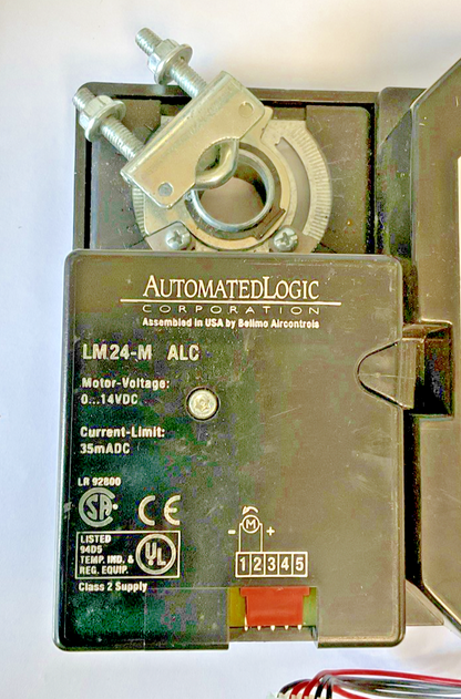 AUTOMATED LOGIC U341V+ CONTROLLER 24VAC 50-60HZ 10VA 0.42A LM24-M ALC