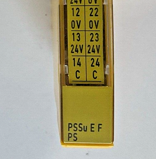 PILZ PSSU E F PS ELECTRONIC MODULE 24VDC