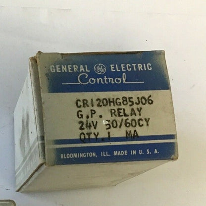 GENERAL ELECTRIC CR120HG85J06 G.P. RELAY 24V 50/60CY 5A