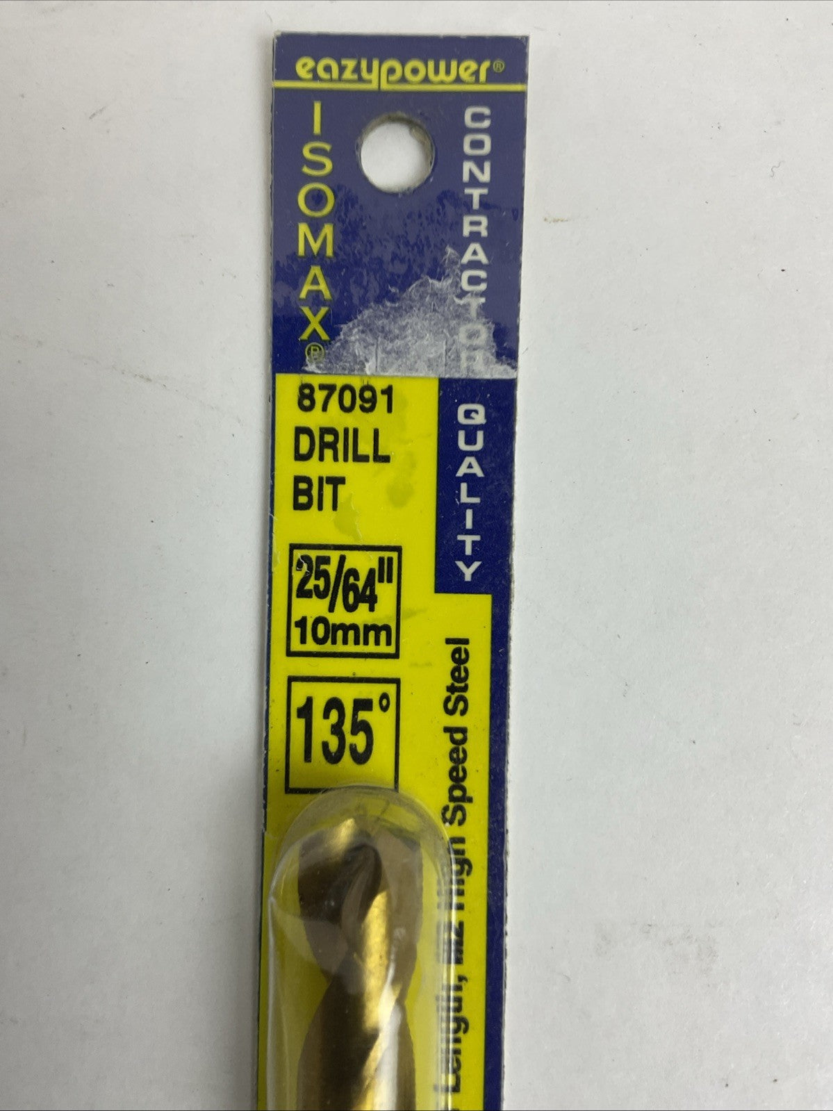 EAZYPOWER 87091 25/64" 10mm 135° ISOMAX DRILL BIT CONTRACTOR QUALITY