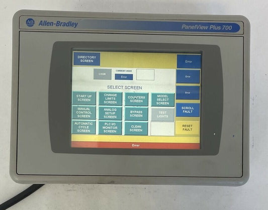 ALLEN BRADLEY 2711P-RP1 SER F PANELVIEW PLUS LOGIC MODULE 2711P-T7C4D1 SER A