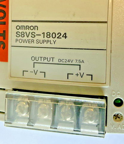 OMRON S8VS-18024 POWER SUPPLY 50/60HZ 240VAC 2.9A