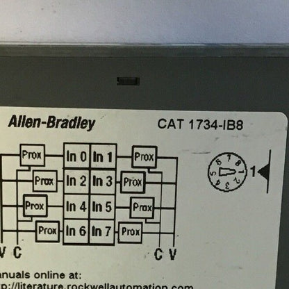 ALLEN BRADLEY 1734-IB8 SINK INPUT 24VDC SER.D FW 3.022