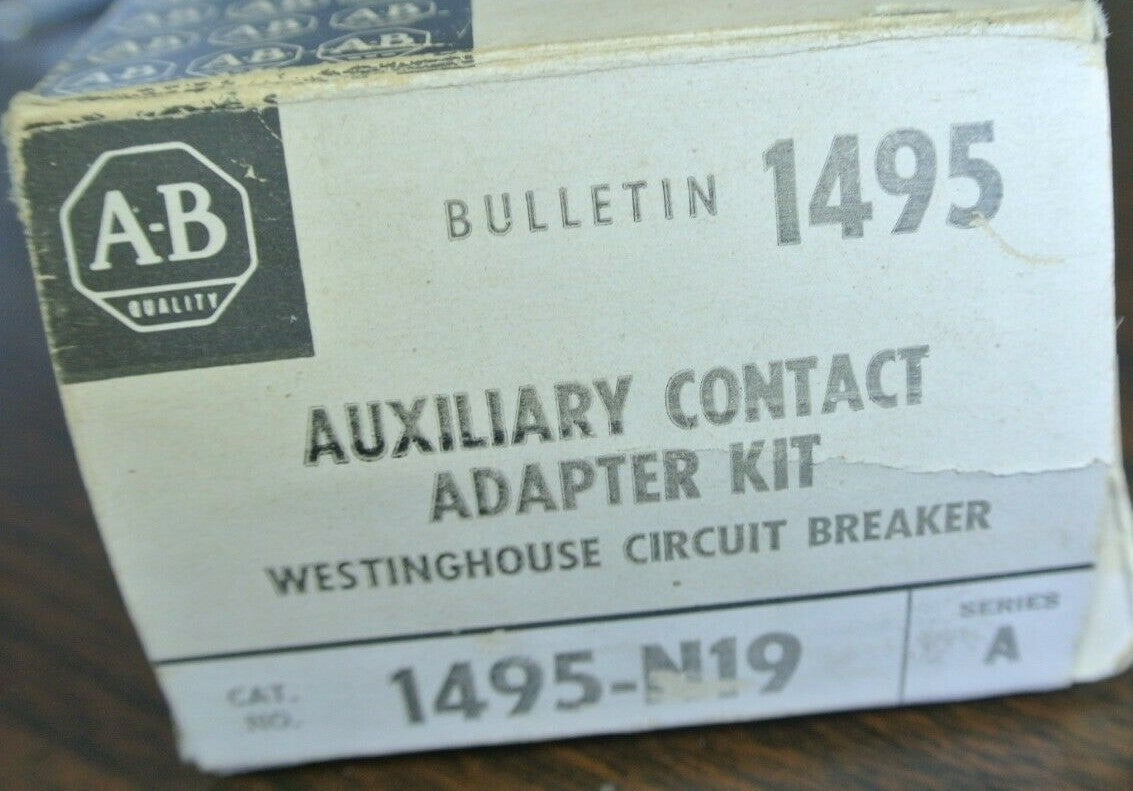 ALLEN-BRADLEY 1495-N19 - AUXILIARY CONTACT ADAPTER KIT - NEW SURPLUS