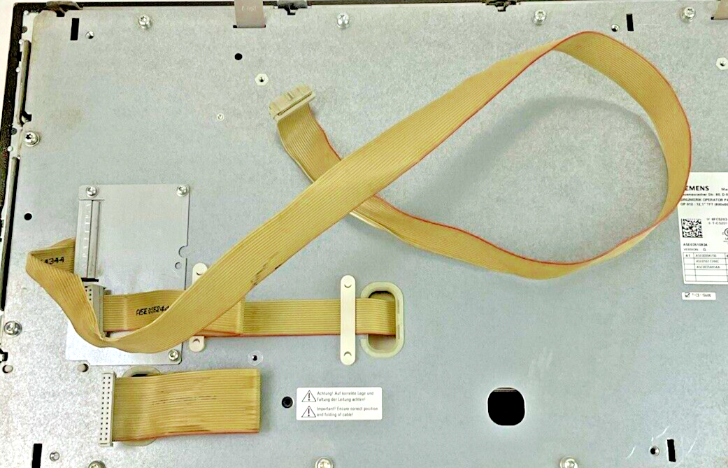 SIEMENS 6FC5203-0AF02-0AA1 OPERATOR PANEL VER.G