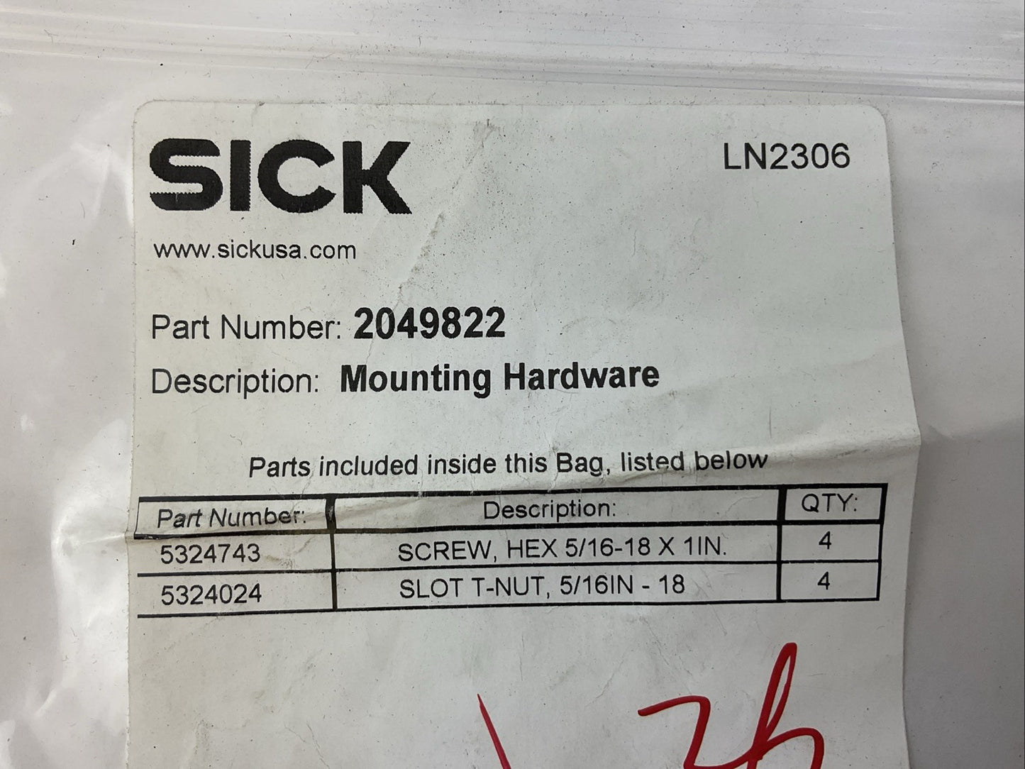SICK 2049822 MOUNTING HARDWARE