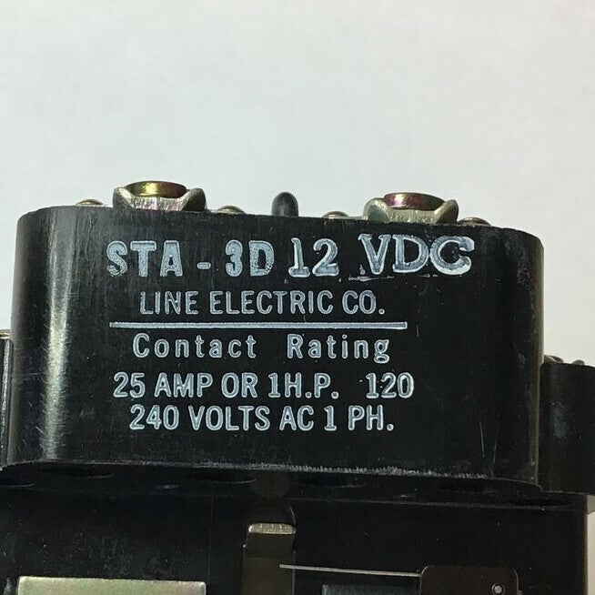 LINE ELECTRIC STA-3D12 VDC RELAY