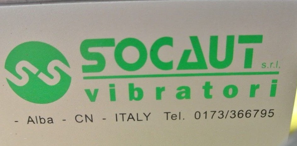 SOCAUT VIBRATORI CV6F - MODEL VL30 PARTS VIBRATOR / PARTS FEEDER ASSEMBLY - 110V
