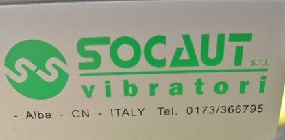 SOCAUT VIBRATORI CV6F - MODEL VL30 PARTS VIBRATOR / PARTS FEEDER ASSEMBLY - 110V