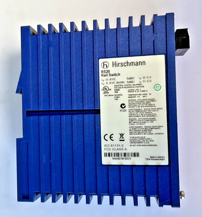 HIRSCHMANN RS20-0800T1T1SDAEHH03.0.01 RAIL SWITCH 60VDC 30VAC