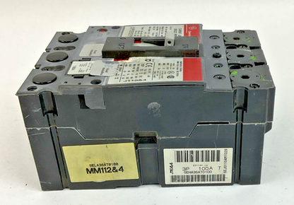 GE SELA36AT0100 CIRCUIT BREAKER 100A 600VAC 3POLE W/SRPE100A100 TRIP