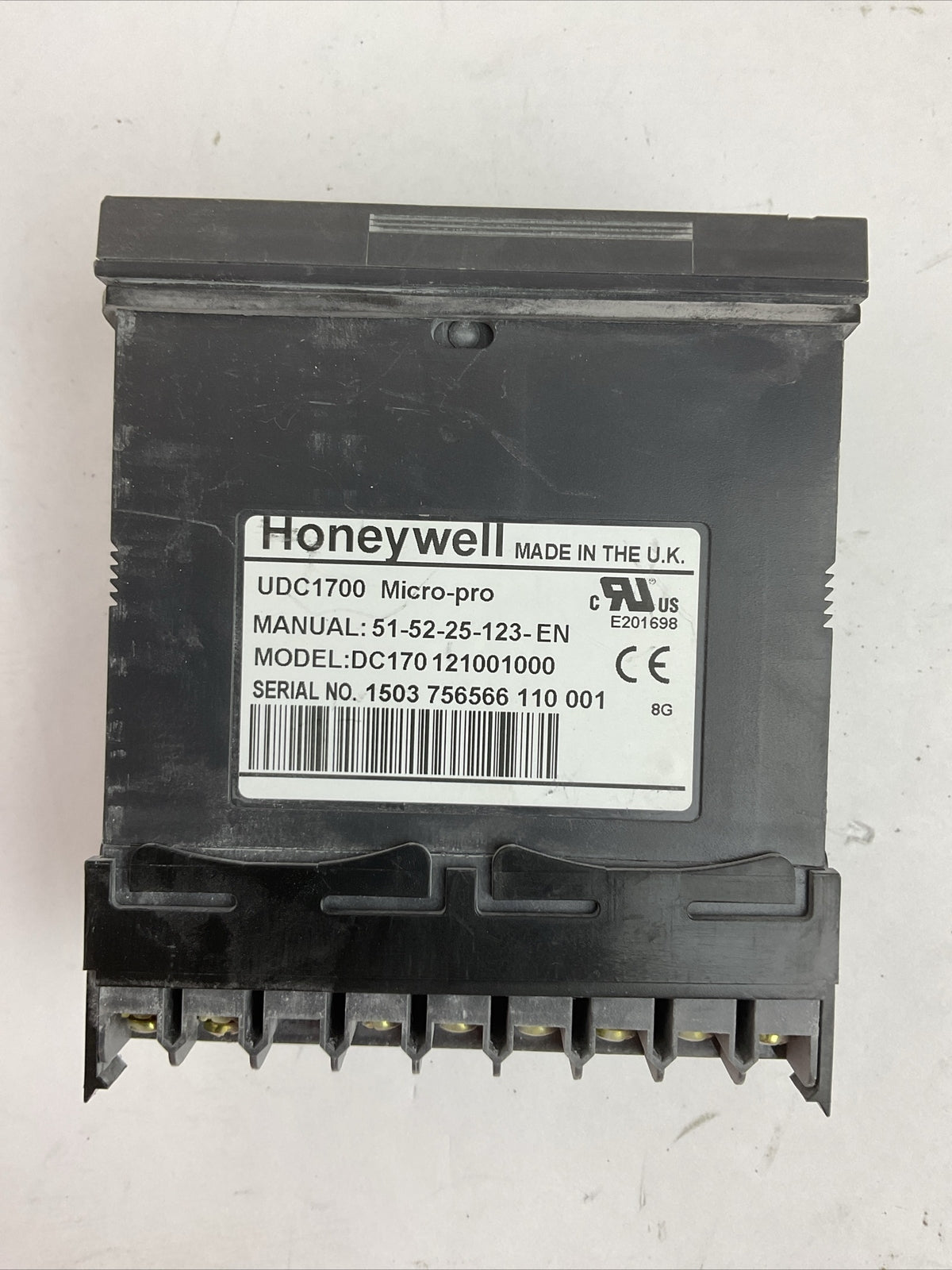 HONEYWELL UDC1700 MICRO-PRO DC170 121001000 DIGITAL CONTROLLER