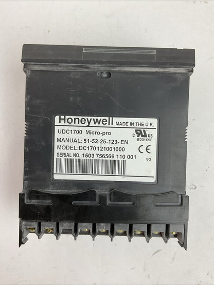 HONEYWELL UDC1700 MICRO-PRO DC170 121001000 DIGITAL CONTROLLER