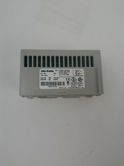 ALLEN BRADLEY 1794-0B16 FLEX I/O 24VDC SOURCE OUTPUT REV.B01 F/W REV.BLANK