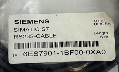 SIEMENS 6ES7901-1BF00-0XA0 SIMATIC S7 RS232-CABLE 6M