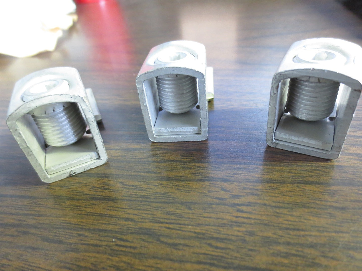 BURNDY KPA-28 LUGS, ALLEN HEAD SCREWS, 4/0-6 - NEW SURPLUS, LOT of 3