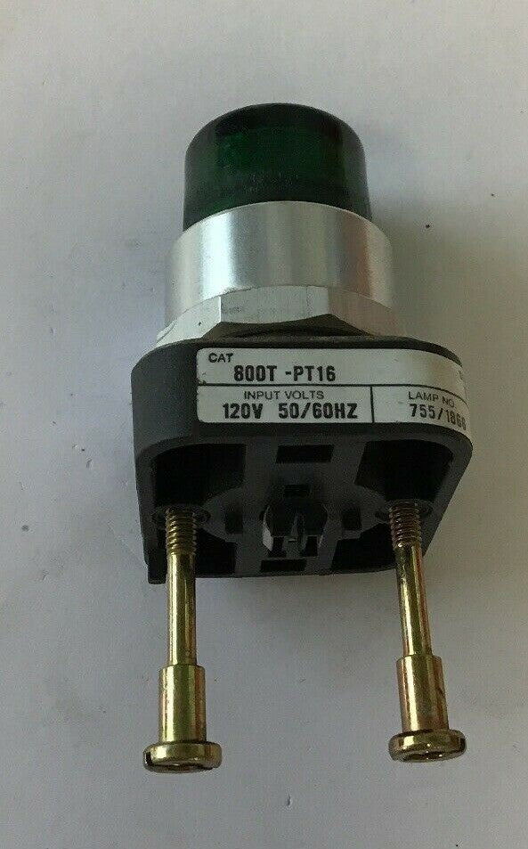 ALLEN BRADLEY 800T-PT16  120V SER. T 50/60HZ PUSH BUTTON/GREEN