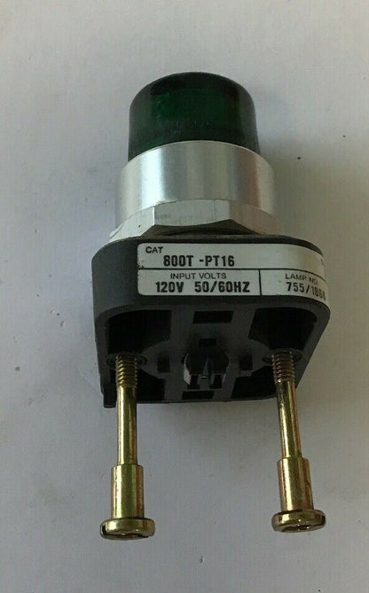 ALLEN BRADLEY 800T-PT16  120V SER. T 50/60HZ PUSH BUTTON/GREEN