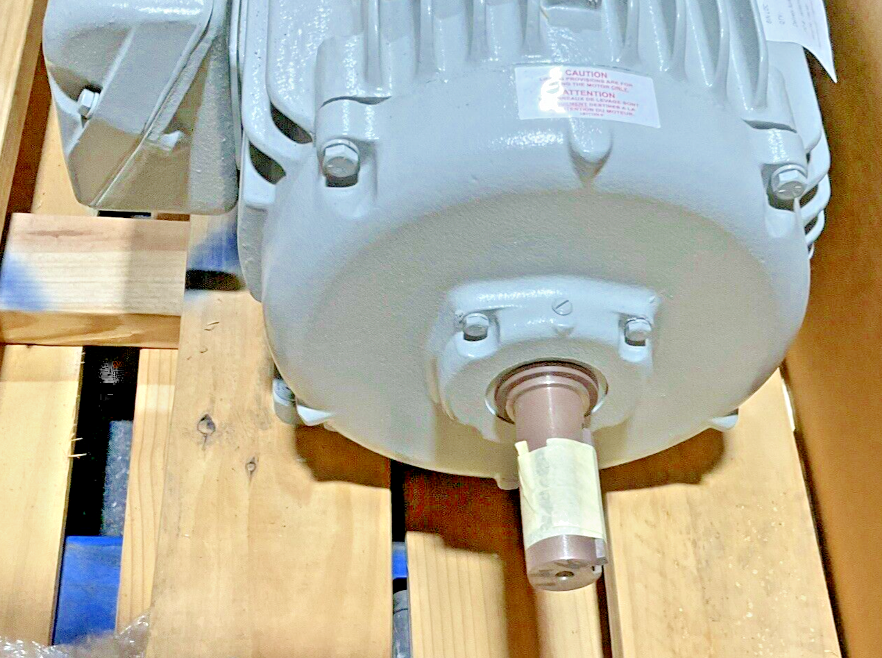 BALDOR 7.5HP 1760RPM 9.2A MOTOR W/ STEARN 108704100GLF BRAKE REV.B 35LB-FT