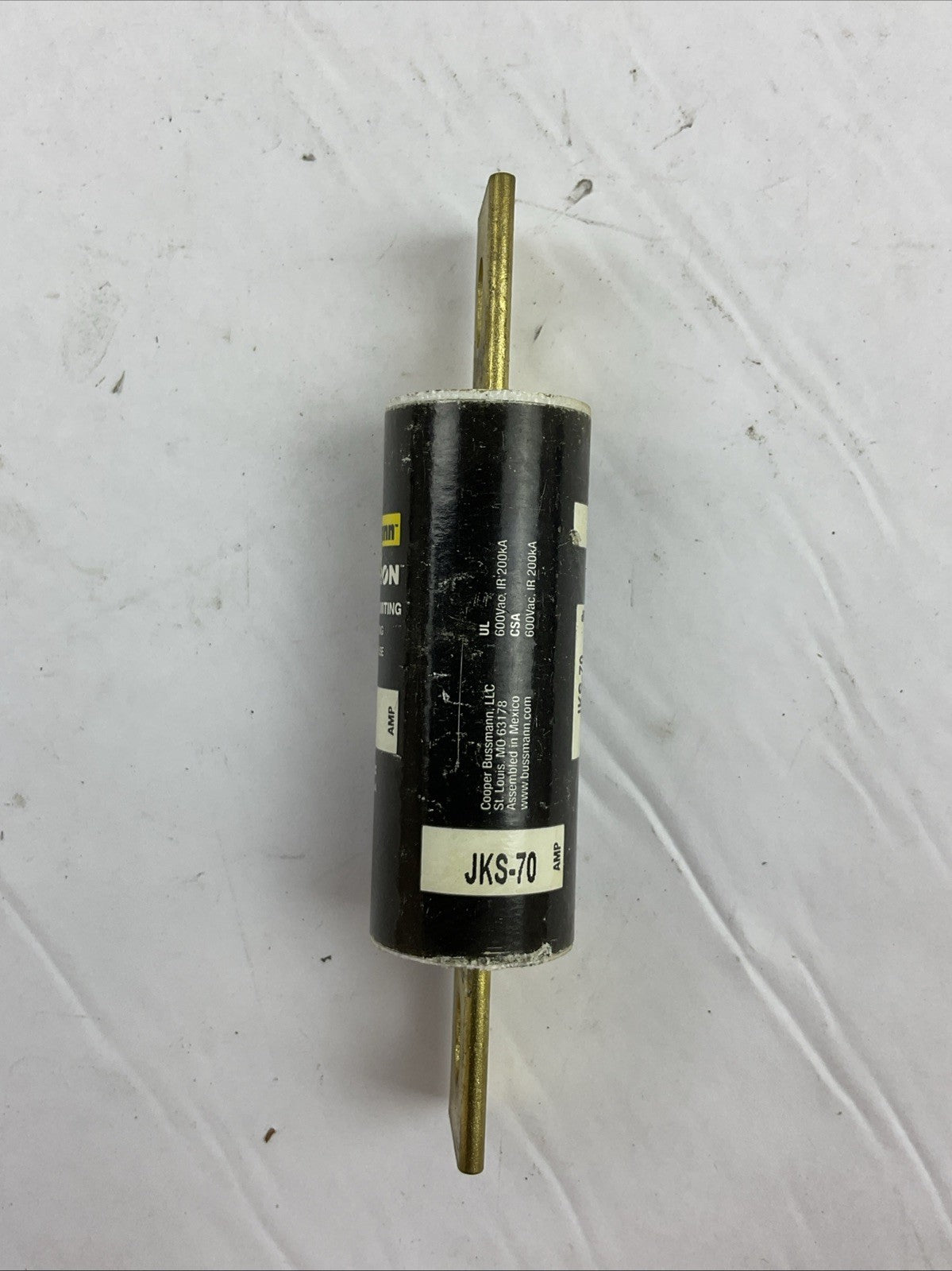 BUSSMANN JKS-70 LIMITRON CURRENT LIMITING FAST ACTING CLASS J FUSE 70AMP 600VAC