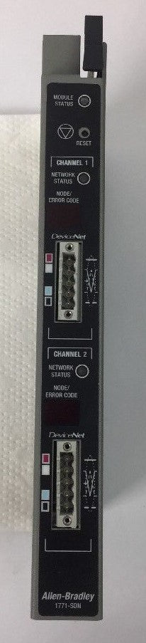 ALLEN BRADLEY 1771-SDN/B DEVICNET SCANNER MODULE REV M01 SERIES B