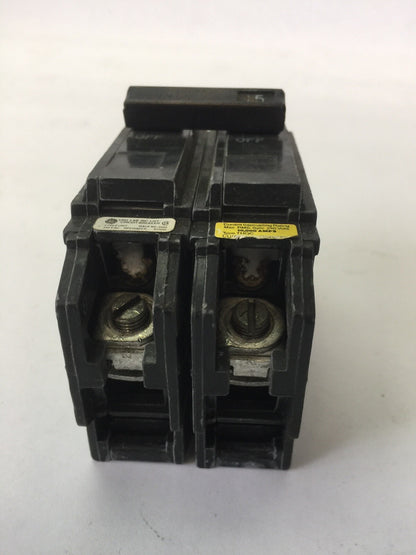 GE THQC22015 CIRCUIT BREAKER 15AMP 240VAC 2 POLE