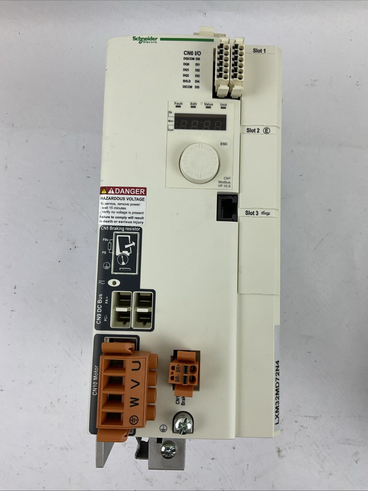 SCHNEIDER ELECTRIC LXM32MD72N4 AC SERVO DRIVE INPUT 3PH 208/400/480V OUTPUT 7kW