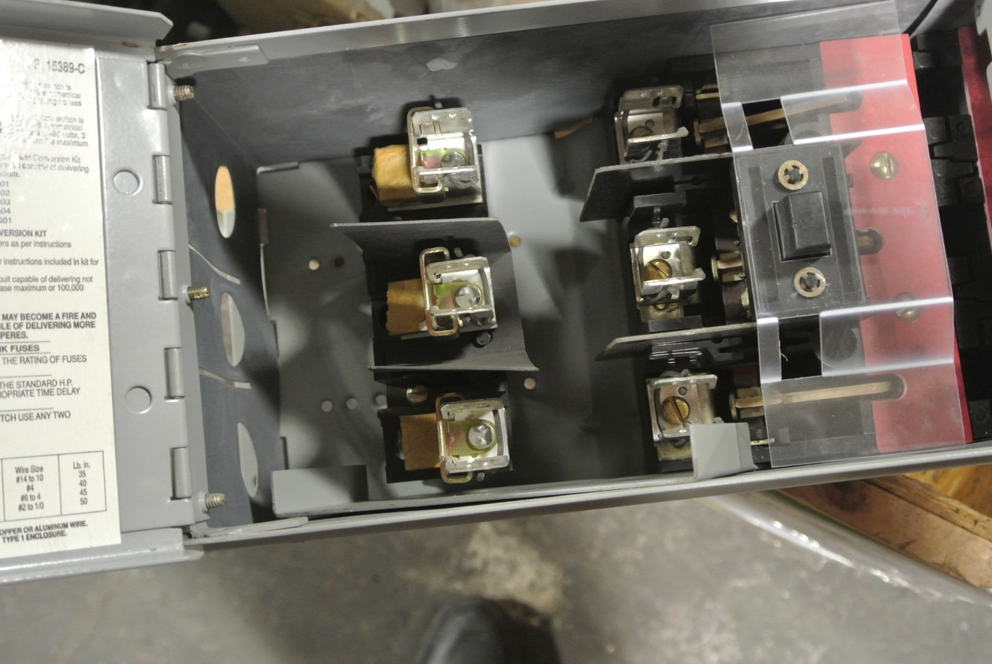 CHALLENGER FCSCS323R - TWIN PANELBOARD SWITCH - 240V, 60A & 100A, 3 POLE
