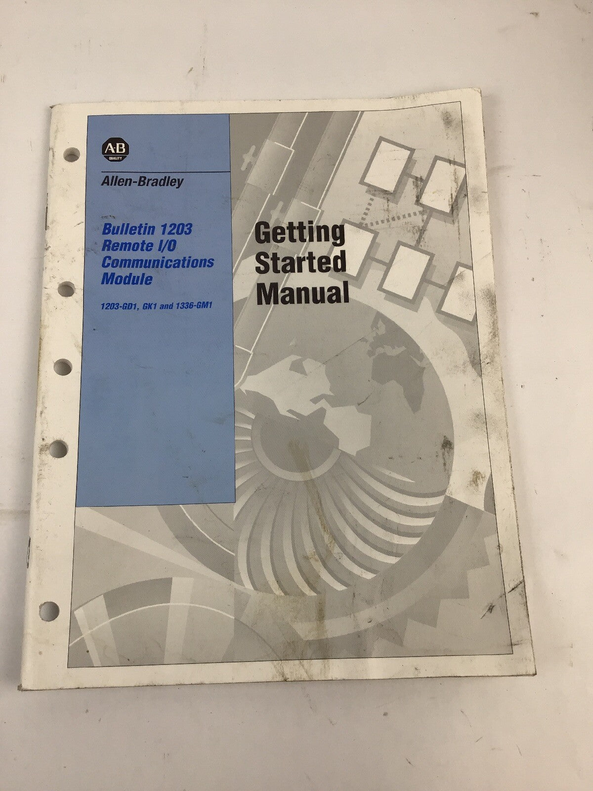 ALLEN BRADLEY 74001-002-01(F) MANUAL 1203-GD1,GK1 AND 1336-GM1