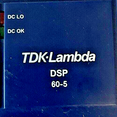 TDK-LAMBDA DSP60-5 POWER SUPPLY 240VAC 63HZ 1000MA 5VDC 35W
