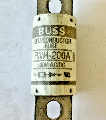 BUSS FWH-200A SEMICONDUCTOR FUSE  500VAC/DC ***LOTOF2***