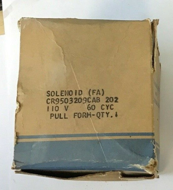 GENERAL ELECTRIC CR9503209CAB202 SOLENOID 110V 60CYC