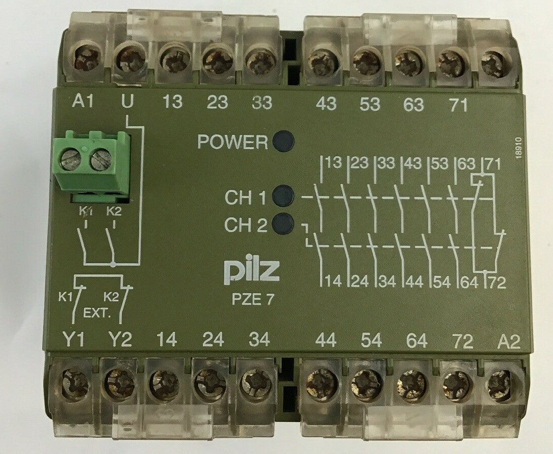 Pilz PZE 7 474050 Safety Relay 24VDC
