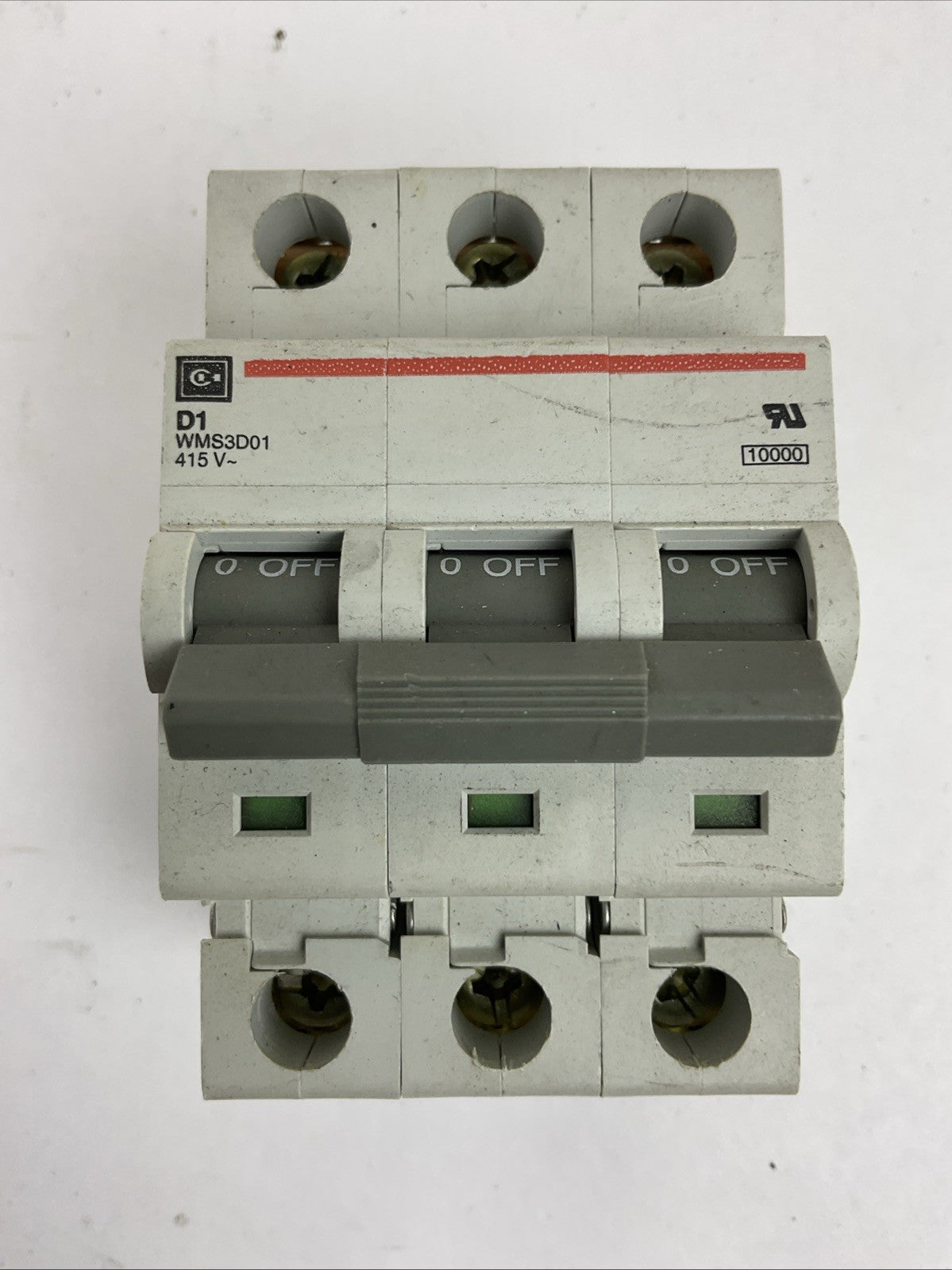 CUTLER HAMMER WMS3D01 CIRCUIT BREAKER 1A 3POLE 415VAC