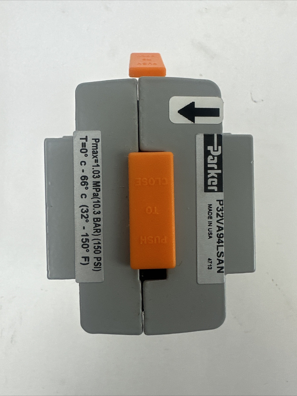 PARKER P32VA94LSAN COMPACT SHUT-OFF VALVE 1/2