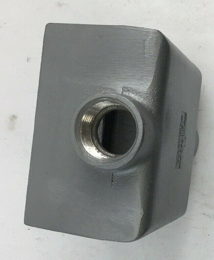 HUBBELL FD20-2 PIN&SLEEVE BACK BOX 20AMP 4&5 WIRE DEVICES 1"HUB