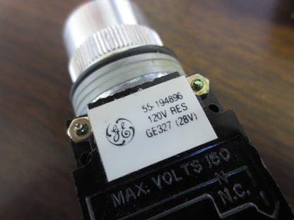 GENERAL ELECTRIC CR104E4224 MIN OILTIGHT ILLUM. PUSHBUTTON 120V - NEW SURPLUS