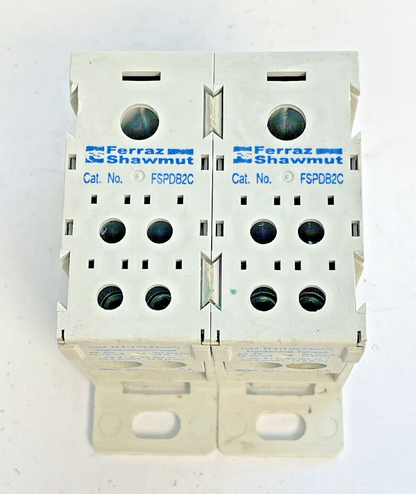 FERRAZ SHAWMUT *LOT OF 2* - FSPDB2C - POWER DISTRIBUTION BLOCK - 600VAC, 175A