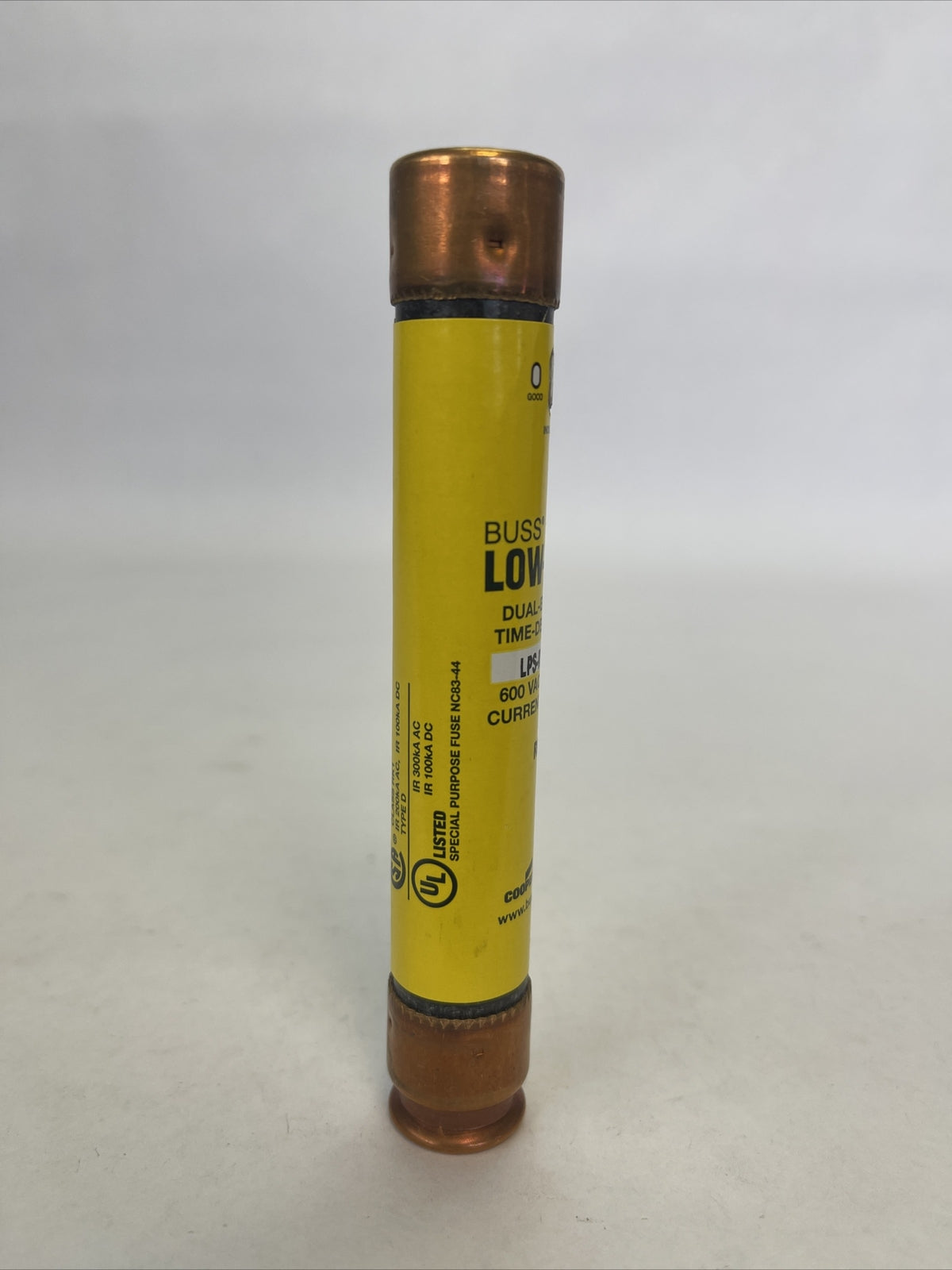 COOPER BUSSMANN LPS-RK-15SPI LOW-PEAK DUAL ELEMENT FUSE 600VAC 300VDC(LOT OF 10)