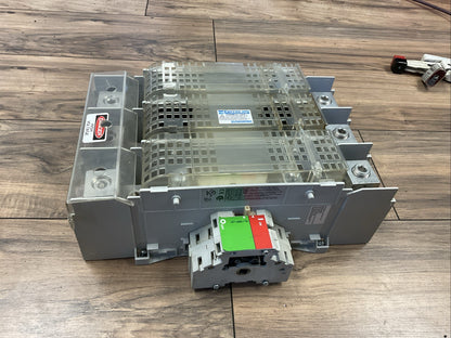 FERRAZ SHAWMUT FBJ400SO FUSIBLE DISCONNECT SWITCH 400A 600VAC 3PH 300HP 250VDC