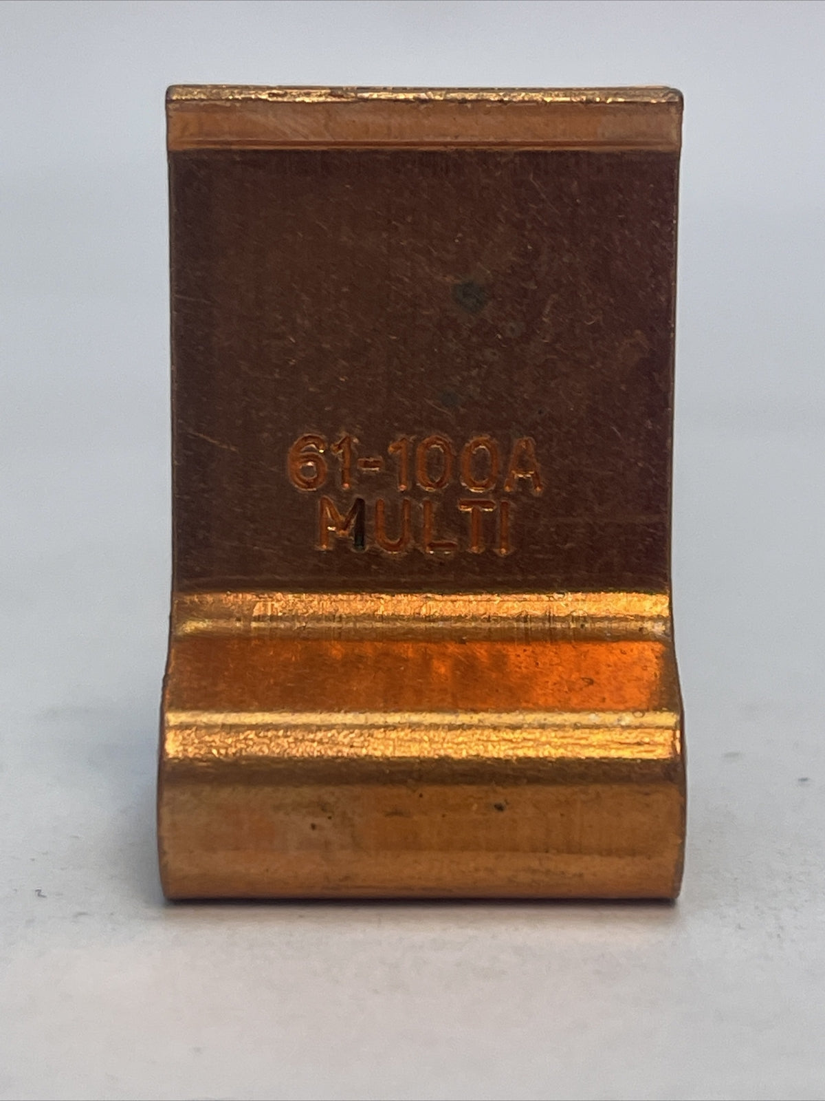 PENN-UNION 61-100A BRONZE FUSE CLIP KNIFE TYPE 61-100A 250-600V (LOT OF 6)