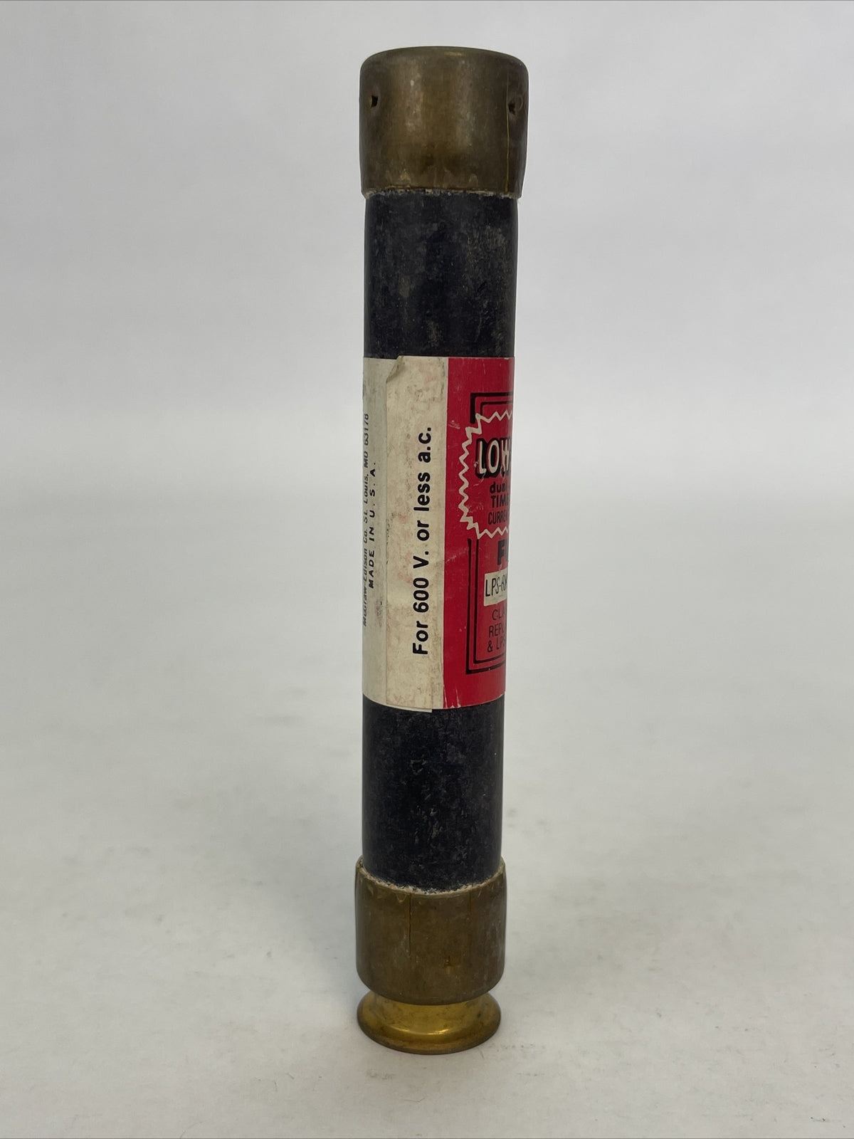 COOPER BUSSMANN LPS-RK-6 1/4 LOW-PEAK DUAL ELEMENT FUSE 600VAC 6-1/4A(LOT OF 10)