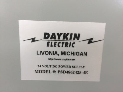 DAYKIN ELECTRIC PSD4862425-4E 24 VOLT DC POWER SUPPLY