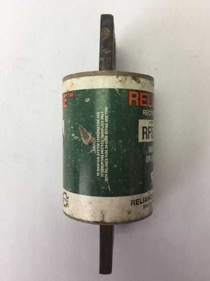 RELIANCE RFS 600 RECTIFIER FUSE 600 AMP 600 VAC