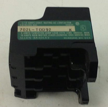 ALLEN BRADLEY 702L-TOD92, SERIES K, NEW (LOT OF 2)