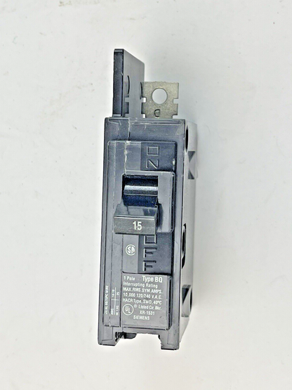 SIEMENS **BOX OF 12** - BQ1B015 - CIRCUIT BREAKERS - 15A/1POLE/240VAC - NEW