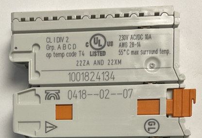 WAGO 750-612 POWER SUPPLY MODULE 230VAC/VDC ***LOT OF 3***