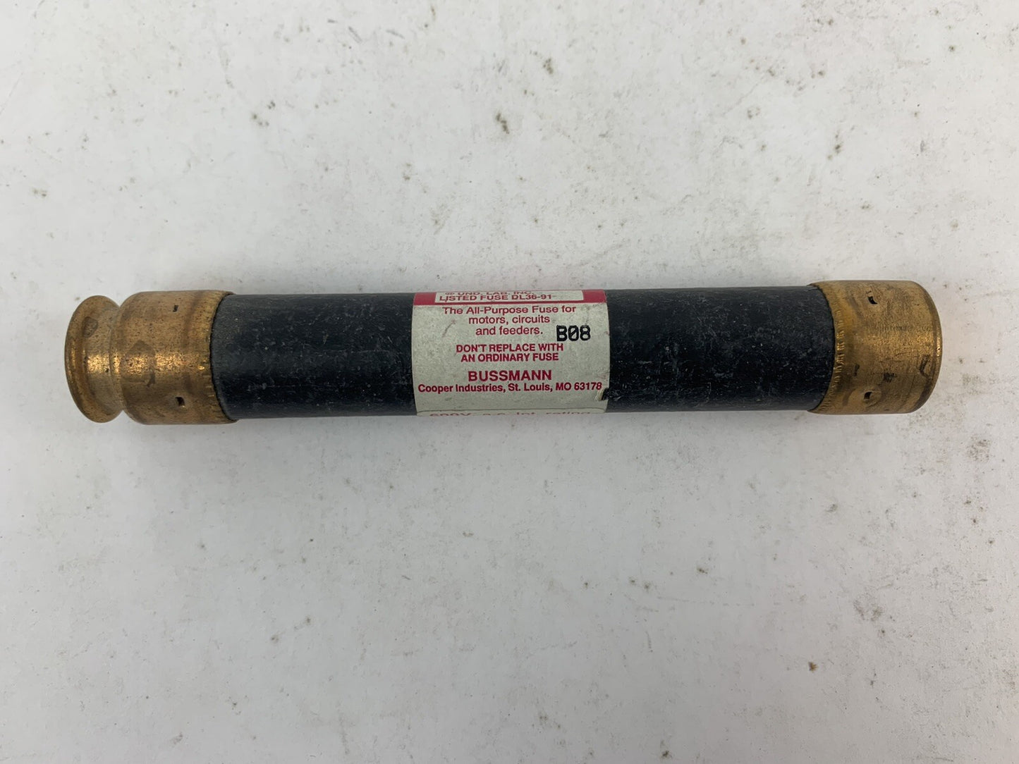 Bussmann Fusetron Dual-Element  FRS-R-1 6/10 1 6/10 A 600V Fuse "Lot of 10"