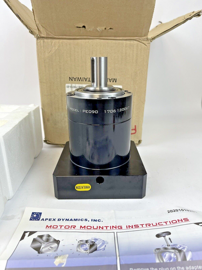 APEX DYNAMICS - PE090- PLANETARY GEARBOX FOR ALLEN BRADLEY MPL-B4530F-4:1 RATIO