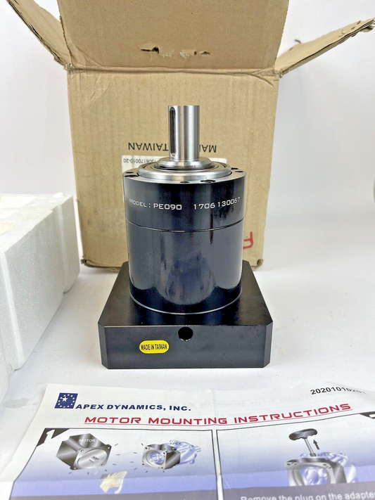 APEX DYNAMICS - PE090- PLANETARY GEARBOX FOR ALLEN BRADLEY MPL-B4530F-4:1 RATIO